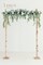 6.5 ft Backdrop Floral Garland – Artificial Sage Green & Navy Blue Eucalyptus and Rose Flowers for Wedding Arch, Ceremony, Reception, Arbor, Beach & Home Décor